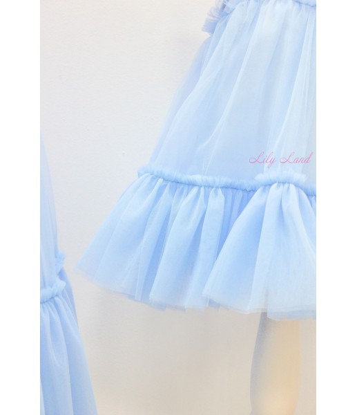 Комплект платьев Белль, цвет голубой