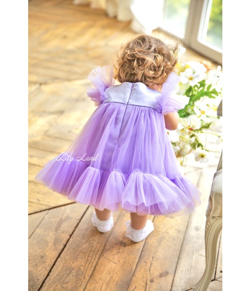 Детское платье Белль, цвет лаванда