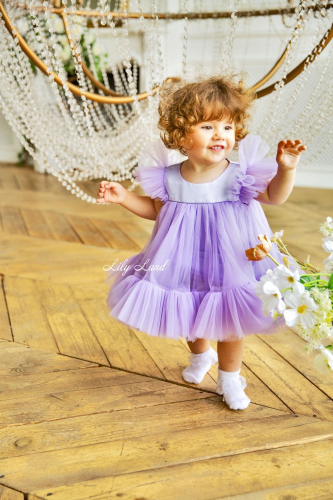 Дитяча святкова сукня Белль, колір лаванда