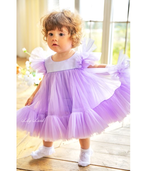 Дитяча святкова сукня Белль, колір лаванда