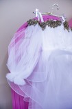 Детское нарядное платье Белла из фатина, цвет белый