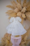 Детское нарядное платье Баттерфлай с рукавчиком, цвет белый