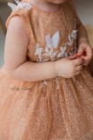 Дитяче святкове плаття Баттерфлай, колір золото