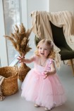 Детское платье Синдерелла с бабочками, цвет Розовый