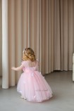 Детское платье Синдерелла с бабочками, цвет Розовый