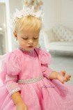 Дитяча святкова сукня Кортні, колір рожевий