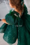 Дитяча святкова сукня Дафні, колір Зелений