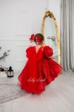 Дитяча святкова сукня Дафні, колір Червоний