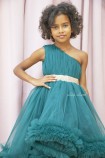 Дитяча святкова сукня Дейзі, колір Зелений