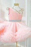 Детское нарядное платье Дейзи, цвет Розовая пудра