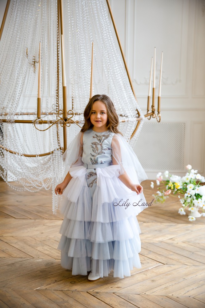 Дитяча святкова сукня Еліна, колір Блакитний
