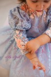 Детское платье Фелисити, в голубом цвете