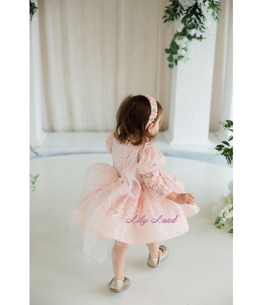 Детское платье Фелисити, в розовом цвете