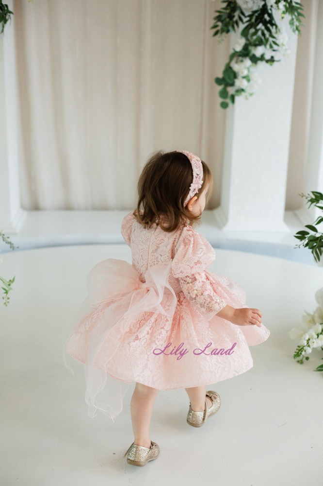 Дитяча святкова сукня Фелісіті, в рожевому кольорі