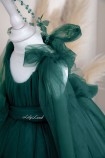 Детское нарядное платье Фрида, цвет Зеленый