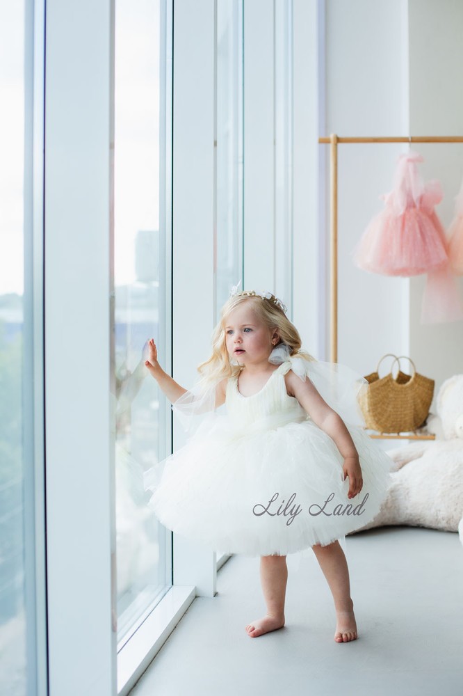 Дитяча святкова сукня Фріда, колір Айворі