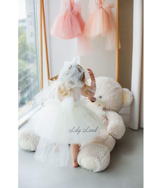 Детское нарядное платье Фрида, цвет Айвори