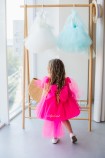 Детское нарядное платье Фрида, цвет Ярко-розовый