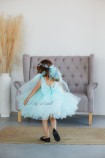 Детское нарядное платье Фрида, цвет Ментол