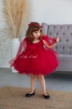Дитяча святкова сукня Фріда, колір Червоний