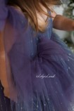 Детское нарядное платье Фрида, цвет Тёмная лаванда