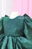 Детское нарядное платье Голди, цвет зеленый