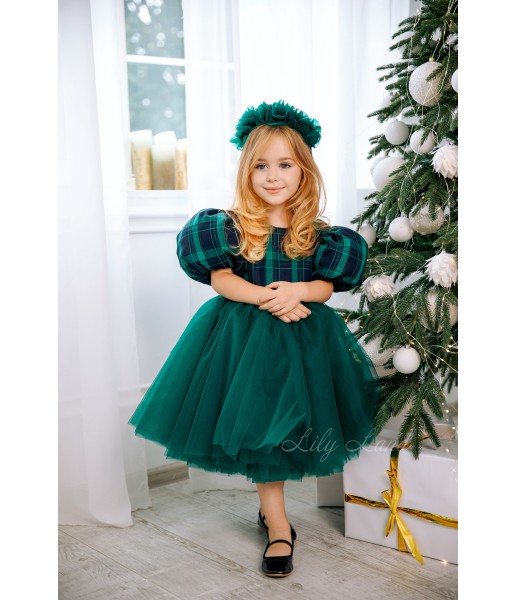 Дитяча святкова сукня Новий Рік 1, колір Зелений