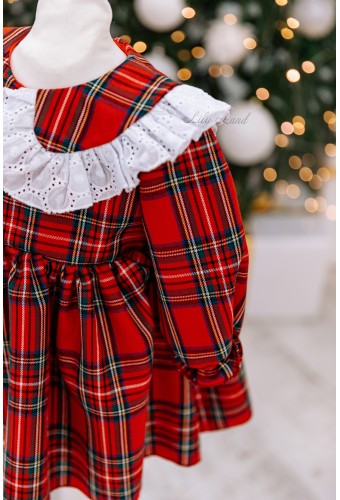 Дитяча святкова сукня Новий Рік 6, колір червоний
