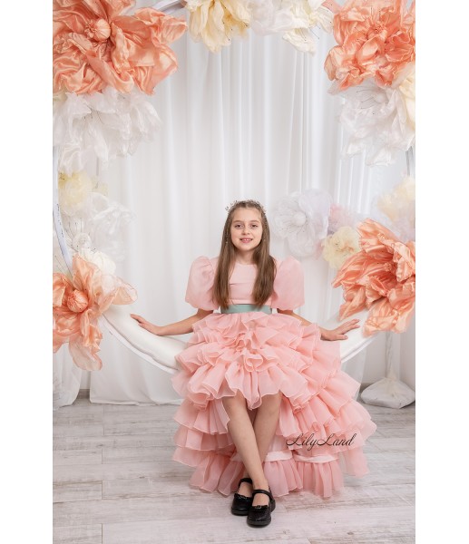 Детское праздничное платье Джулия, цвет нежно-розовый