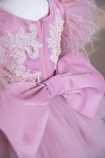 Детское нарядное платье Келли с рукавчиком, цвет Чайная Роза