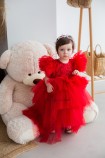 Дитяча святкова сукня Келлі в червоному кольорі