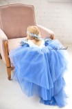Детское нарядное платье Келли, цвет синий