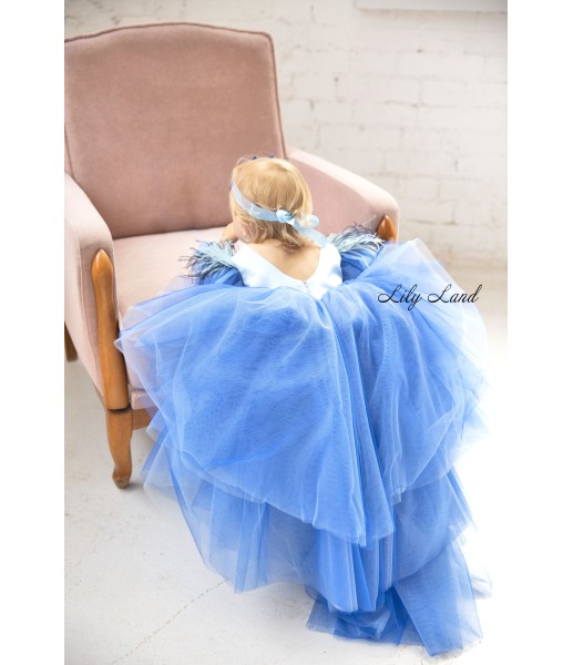 Детское нарядное платье Келли, цвет синий