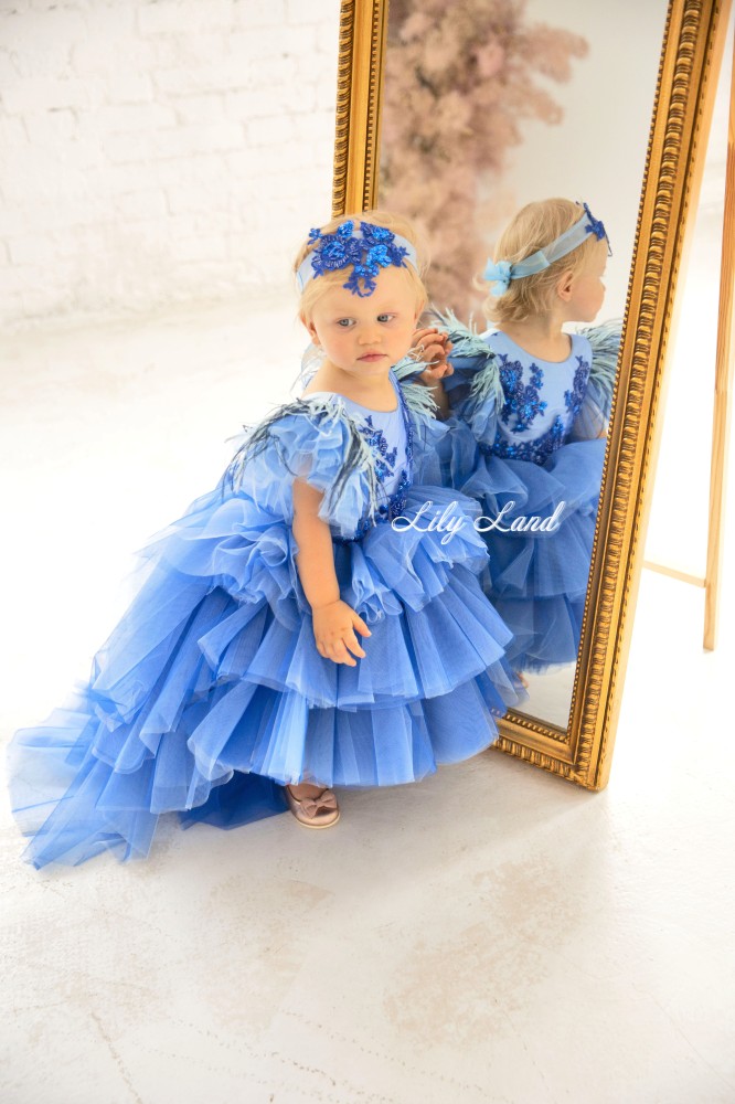 Дитяча святкова сукня Келлі, колір синій