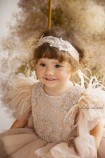 Детское нарядное платье Келли, цвет беж