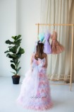 Детское нарядное платье Хлоя, цвет розово-лавандовый градиент