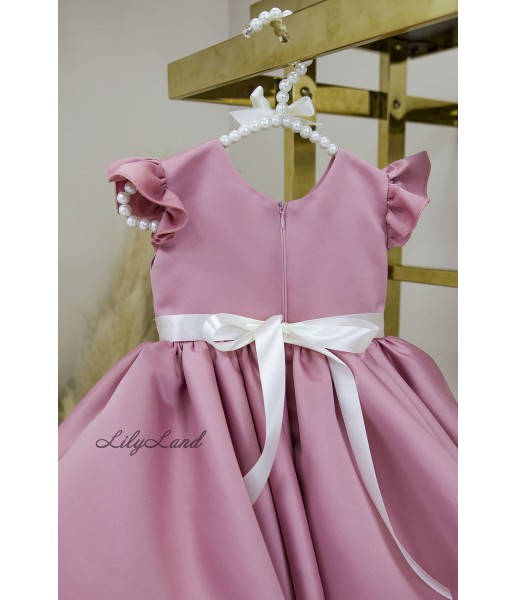 Детское праздничное платье Лидия, цвет Чайная Роза