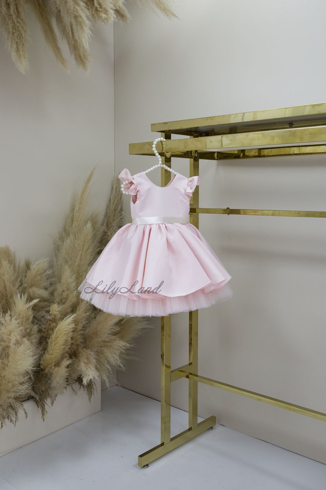 Дитяча святкова сукня Лідія, колір Рожевий