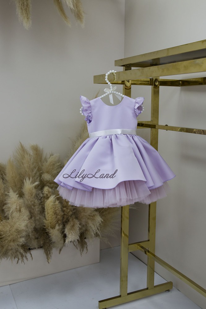 Детское праздничное платье Лидия, цвет лаванда