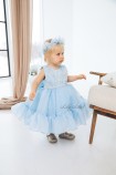 Дитяча святкова сукня Лілу, колір блакитний