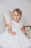 Детское нарядное платье Лилу, цвет белый