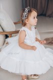 Детское нарядное платье Лилу, цвет белый