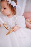 Дитяча святкова сукня Мія, колір білий