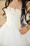 Детское нарядное платье Мичиган, в белом цвете