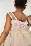 Дитяча святкова сукня Мічіган, в пудровому кольорі