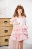 Дитяча святкова сукня Міннесота, в кольорі рожева пудра