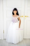 Детское нарядное платье Монтана, цвет белый