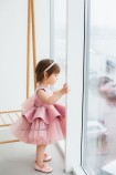 Детское нарядное платье Ненси, цвет Чайная Роза