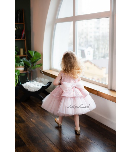 Детское нарядное платье Ненси, цвет Блаш