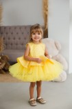 Детское нарядное платье Ненси, цвет Желтый